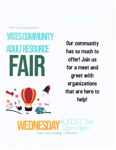 Flyer for Resource Fair