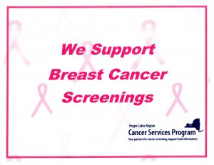 Support breast cancer screening