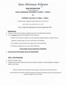 Yates Christmas Program