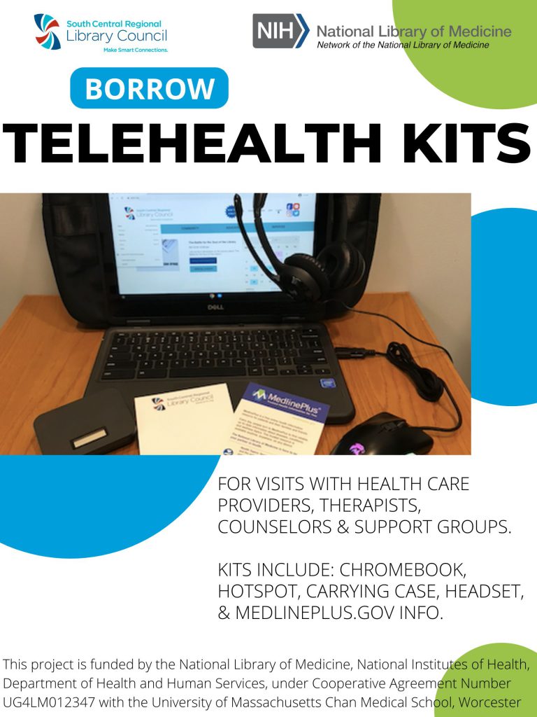 Boorow telehealth kits from the library