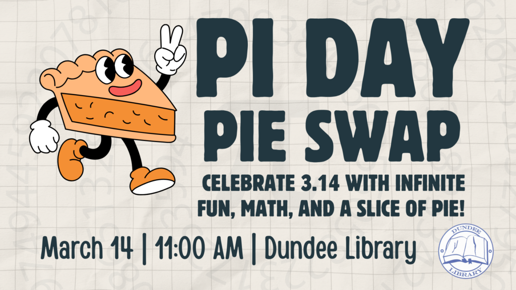 Pie Swap happens on March 14 at 11:00 AM