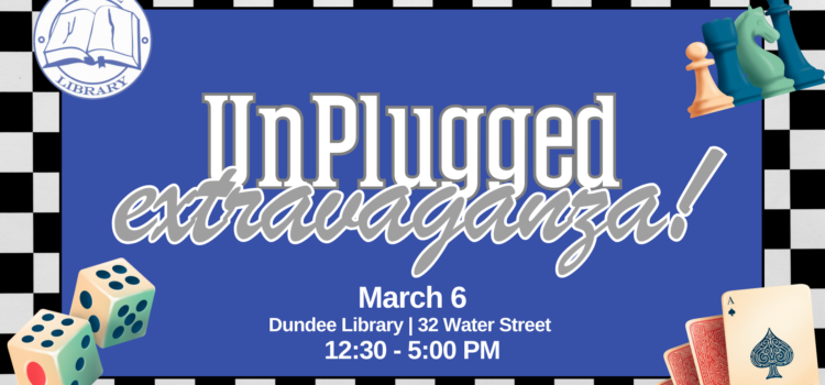 Unplugged Extravaganza will be 12-5 on March 6