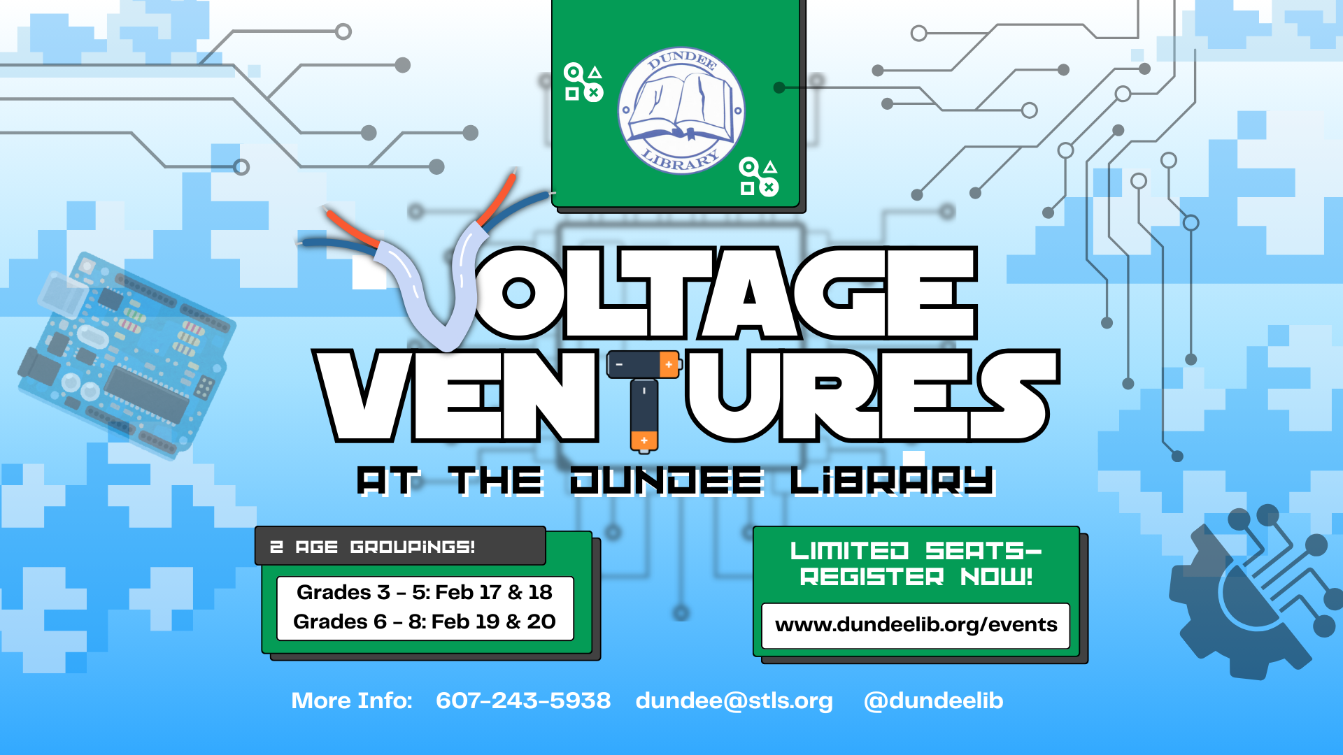 Voltage Ventures is takes place during mid-winter break.