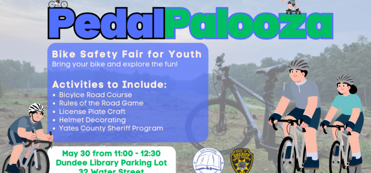 Pedal Palooza is at 11:00 on May 30