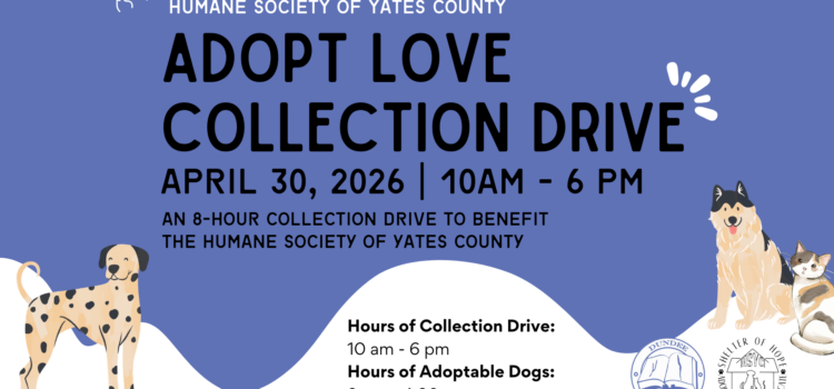 8-Hour Shelter Pet Collection Drive Shelter Collection takes place from 10am til 6pm on April 30
