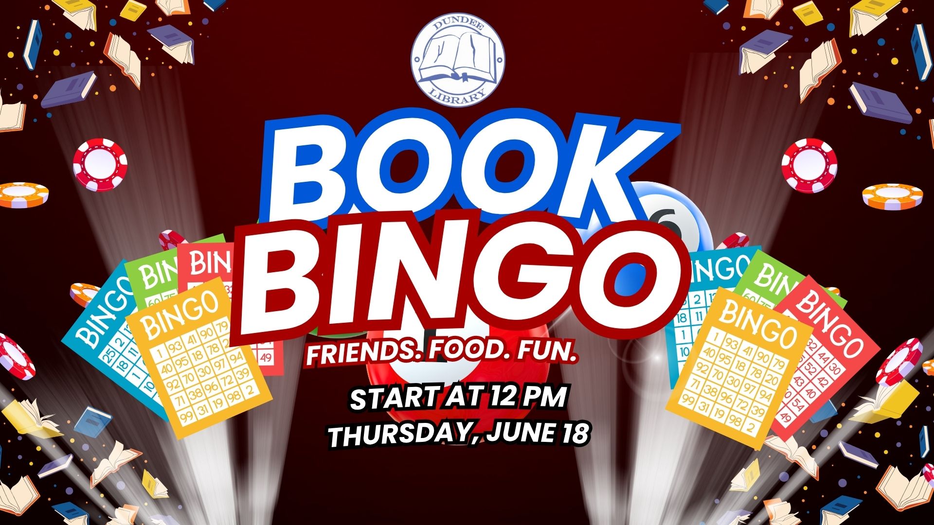 Book Bingo June 18 at 12pm