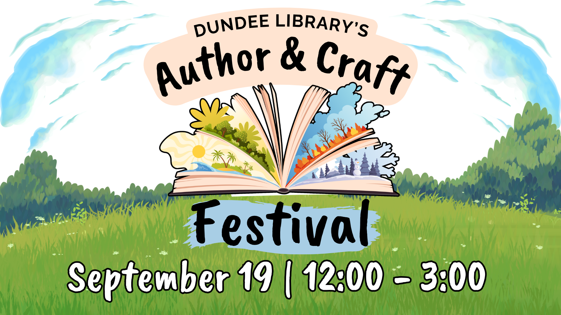 Author & Craft Fair on September 19 from 12-3pm